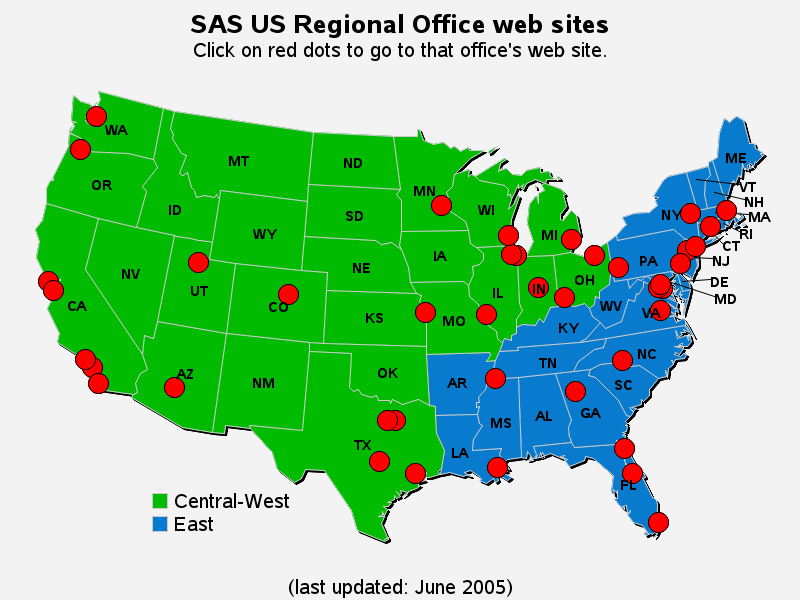US Commercial Sales Regions