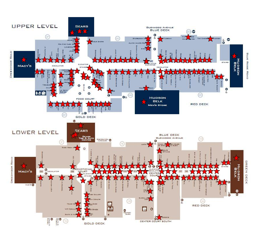 Crabtree Valley Mall Map – Map Of The World