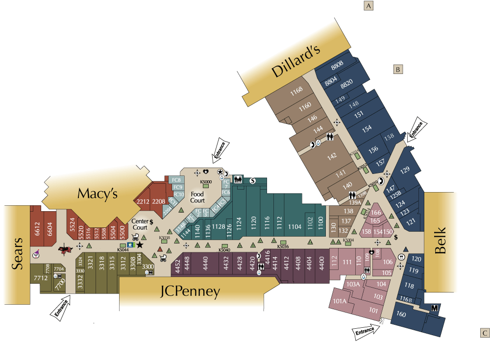 Mall map. Торговый центр Cary Towne Center. Интерактивная карта ТРЦ. Карта торгового центра. Zero Sievert Mall Map.