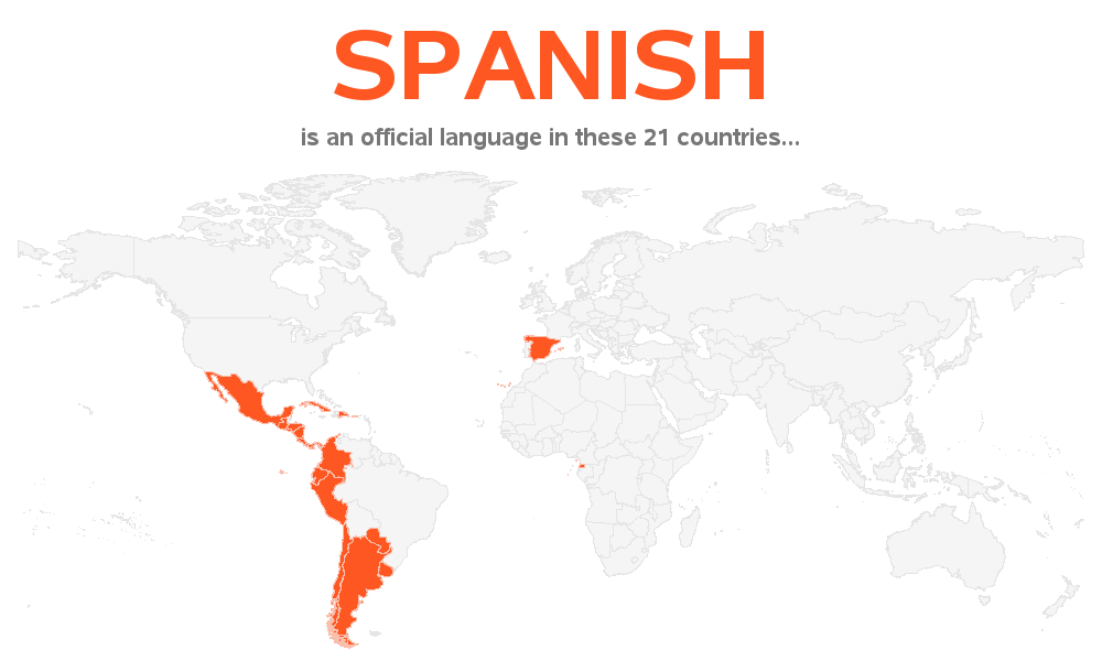 stepmap-map-of-spanish-speaking-countries-landkarte-f-r-world