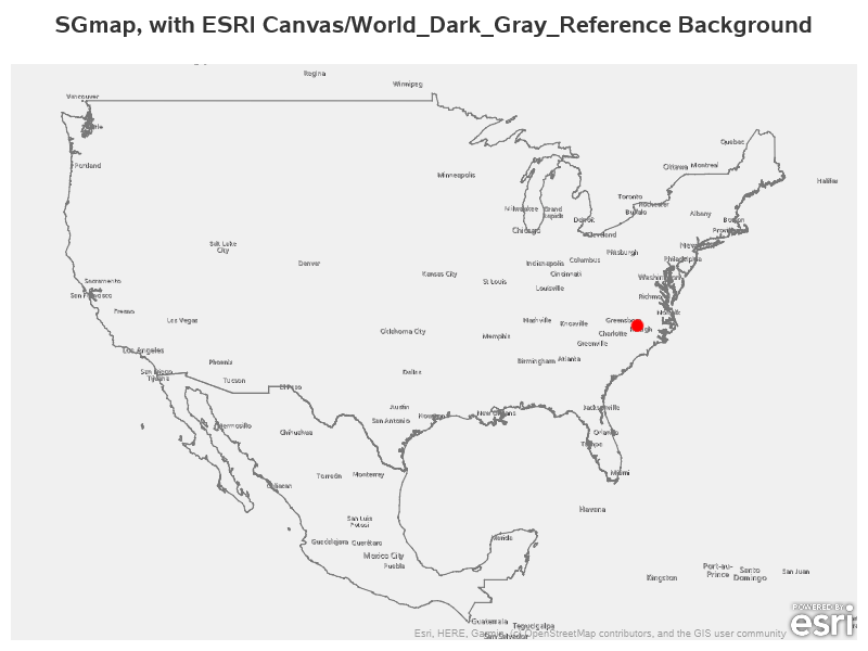 The SGMap Procedure