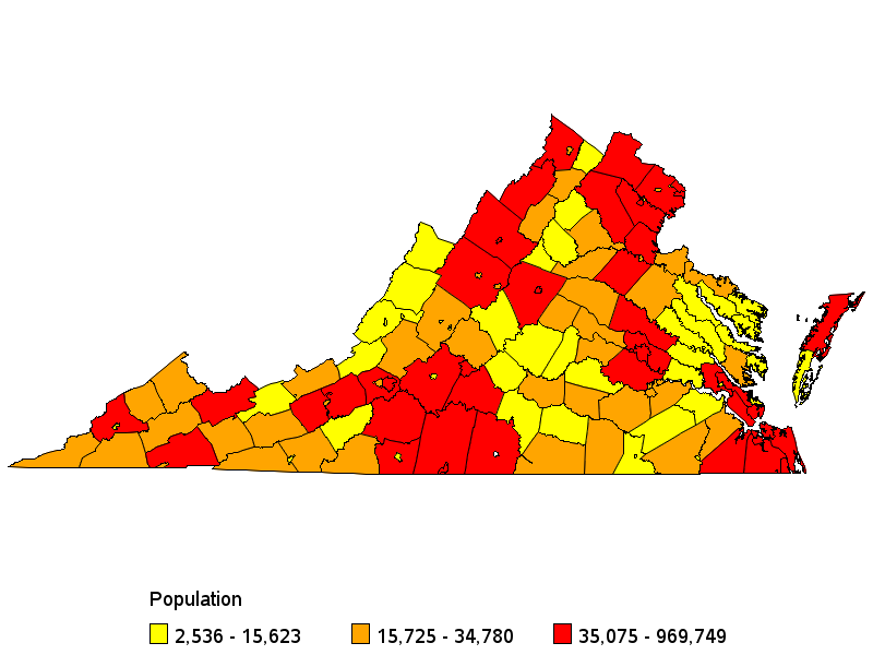 &carrier population by county