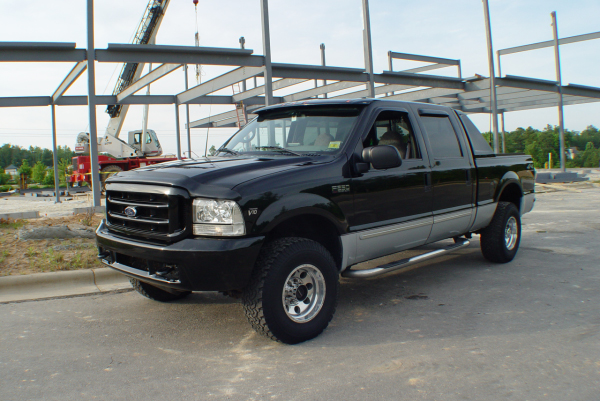 F250 At Home on Construction Site